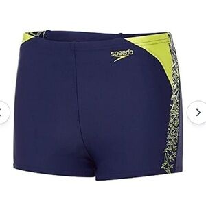 NWT Speedo Boy's Boom Splice Aquashort Swim Shorts
